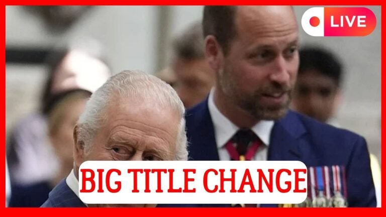 King Charles To Grant Prince William Historic New Title In Royal First