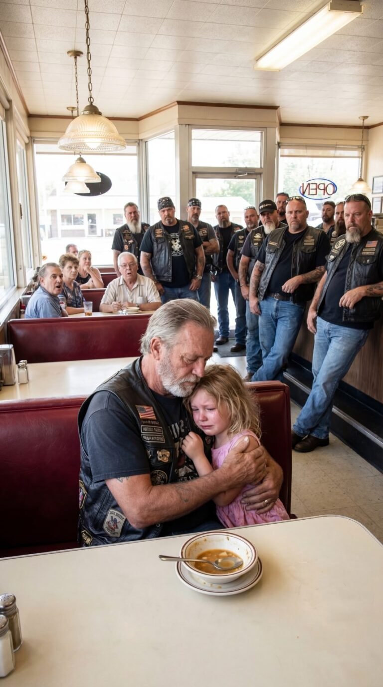 A Barefoot 6-Year-Old Girl Ran Into a Desert Biker Bar at Dawn Crying That Something Was Happening to Her Brother in a Motel Room — Unaware That Her Desperate Plea Would Send Twelve Motorcycles Racing Across the Parking Lot and Lead the Riders to a Secret Envelope That Exposed a Dangerous Plot9