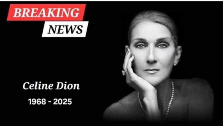 30 minutes ago, the family announced the sad news of Legend singer Celine Dion. Farewell in tears..