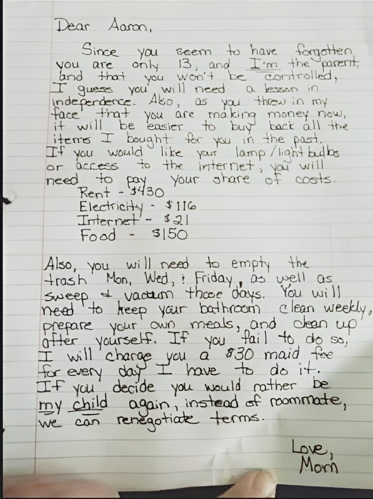 Mother’s thoughtful message to her son sparks attention online