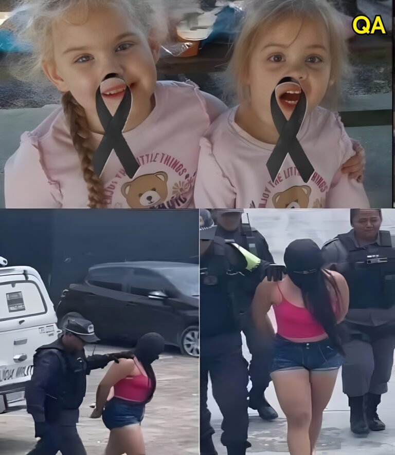Young woman puts both daughters inside the fir…